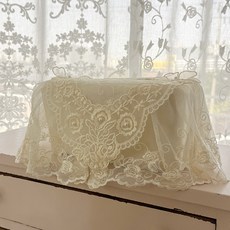 ANDCOTTON 夏爾芒面紙盒, 象牙白