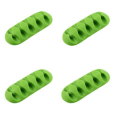 多用途線纜收納架, 綠色, 4個