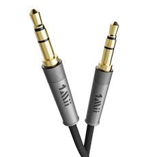 1Mii 鍍銀核心 優質 3.5mm AUX 音源線, CB104 1m, 混合色