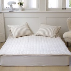 BasicTone 超細纖維固定型床墊, 米色