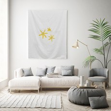 Clemence 遮蔽簾, 白色(黃花)