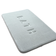 마크툴 욕실 벨벳 도어 매트, 그린, 1개