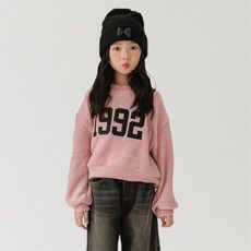 SMTWO 女童款數字針織衫