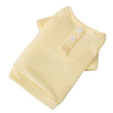 寵物喵喵日常羅紋T恤 SP551, 黃色