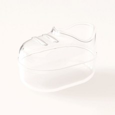 랜보어 햄스터 스니커즈 모래통, 클리어, 1개