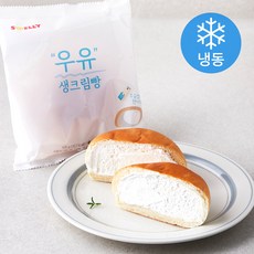 스웰리 우유 생크림 빵 (냉동), 105g, 1개입, 1개