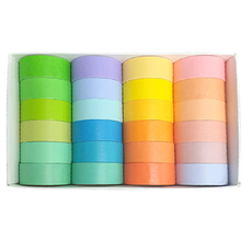 Dong-A Pms DIY Dakkoo 彩虹遮蔽膠帶 24 色 15mm, 混色, 1個