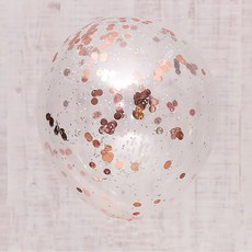 컨페티벌룬 스타링 30cm, 로즈골드, 20개