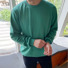 Meosidda 男女通用 Oversize 日常素色大學T恤