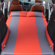 CARTEM 基本款車宿自動充氣睡墊 CT223 PVC, 紅色 + 灰色, SUV / RV