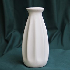 Sunbit Dolly 迷你陶瓷花瓶 線條, 白色