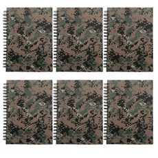 A4 軍用 16K 線圈筆記本 AU101, 數位, 6個
