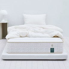 휴도 편안한 제주 본넬 스프링 매트리스 아이보리 방문설치, 21cm, 하드