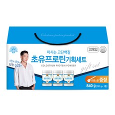 初乳蛋白粉 3入組, 1個, 840克