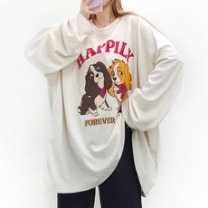 Sweet Pink 女款 Forever 大尺碼大學T