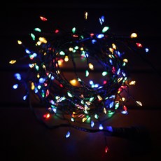 21C Trend 電線鞭炮蜈蚣串燈 1600燈, 1個, 黑色電線 彩色