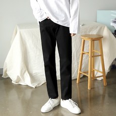 PLAYS 男款鬆緊帶直筒牛仔褲