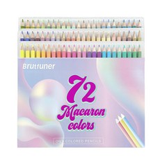 馬卡龍 Pastel Tone Color 油彩鉛筆, 72 種顏色, 1個