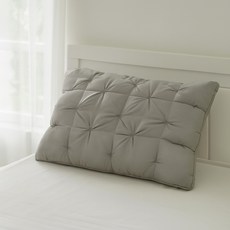 NATURALLY JOJO 紐花枕, 灰色, 1件