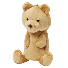 sun-star nuimee 絨毛坐立式筆袋, 1個, 無言熊熊