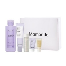 Mamonde RETINOL安瓶化妝水 2入+bakuchiol Retinol肌膚緊緻霜 2入+肌膚平衡卸妝膏組, 1組