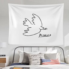 Woods Buddy 簡約室內裝飾布掛畫, 鴿子