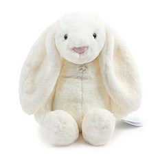 성업상사 마이 러블리 샤샤 토끼 봉제인형, 30cm, 아이보리, 1개