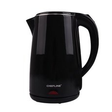 셰프라인 스텐 무선주전자 2.0L 블랙, 단품