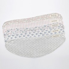 ggoom duboo 印花超細纖維圍兜5件組