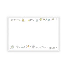 The Moon 苗條的備忘錄白板星, 白框