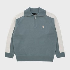 W.standard 男女通用微笑半拉鍊針織衫 W4A64SBSW103