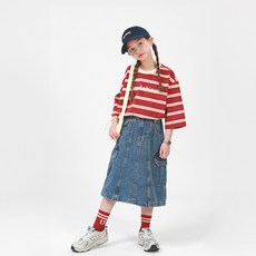 jkids 女童Pepper工裝牛仔長裙 J8851