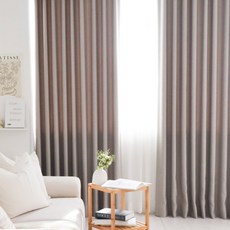 Morris 形狀記憶生活遮光窗簾, 米色
