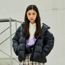 SFIT 亮面短版鴨絨Oversize夾克