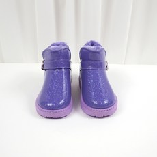 BEBEMARU 兒童亮面皮帶靴 9791