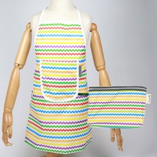 BEBE CHOUETTE 兒童防水圍裙收納袋套組