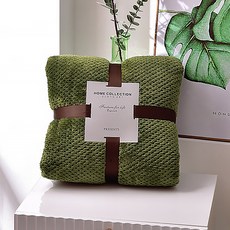 마름모패턴 보들보들 도톰한 플란넬 담요