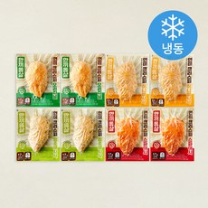 한끼통살 현미 크리스피 닭가슴살 90g x 4종 x 2개입 세트 (냉동), 1세트