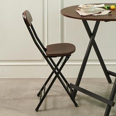 PickCha 多用途折疊式餐椅, 1個, 深棕色