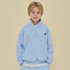 BEVERLY HILLS POLO CLUB 比佛利保羅 兒童幸運草半拉鍊大學T