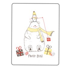 petitbird Mary Bear黃色竹纖維防水墊, 混色