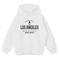 Jenny 女童寬鬆版型洛杉磯連帽T恤 JN4328H