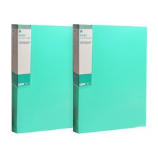 투코비 도노 클리어화일 A4 60매, 민트, 2개
