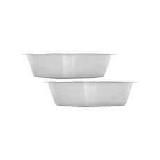 白色米菲堅固不鏽鋼碗 中 175mm, 混色, 2個