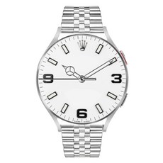 스페이스쉴드 스마트워치 메탈 스틸 밀리네즈루프 쥬빌레 스트랩 시계줄 밴드 40mm, 실버