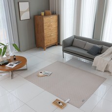 Ilwoul 日月 Aerosilver 分離式供暖碳纖維電熱墊, 米色, 雙人(140 x 180 cm)