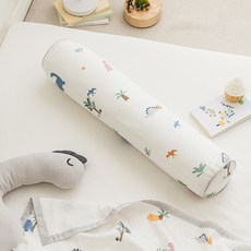 shez Home 韓國製造 嬰幼兒用 豐基人造絲 身體抱枕, 恐龍藍