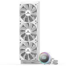 쓰리알시스템 Socoool CSI 360 ARGB CPU 쿨러, WHITE, 1개