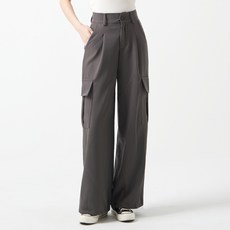 토마토팩토리 여성용 라움 카고 와이드 슬랙스 숏