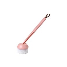 快潔生活 廚房清潔 可拆卸長柄纖維刷, 05 單一粉色, 1個